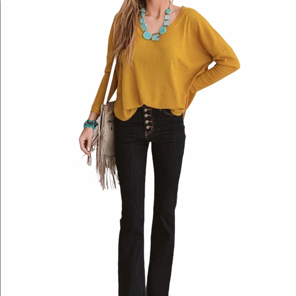 🔥SALE $8🔥 Sadie and Sage 🆕 NWT goldenrod Top